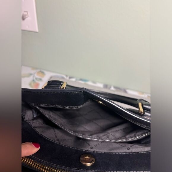 Michael Kors Camille Medium Satchel Patent *DAMAGED* - Picture 7 of 16